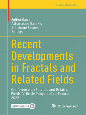 cover image of Recent Developments in Fractals and Related Fields
